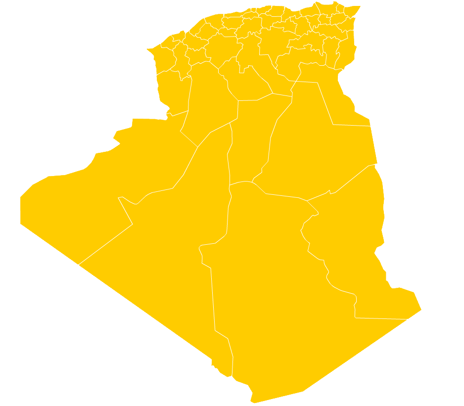 carte d'algerie